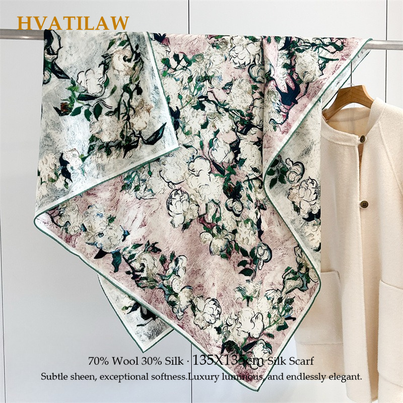 Luksusowy szal jedwabno-wełnia – Shawl Wrap Winter recenzja i cena