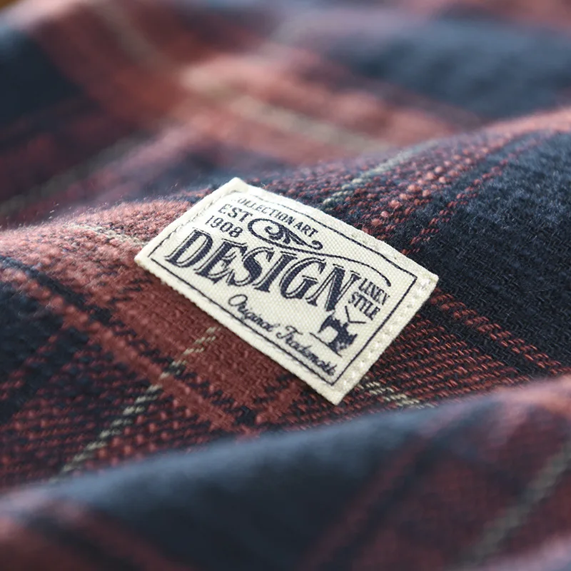 Wiosenno-jesienna nowa męska k – Flannel Shirt Lined recenzja i cena