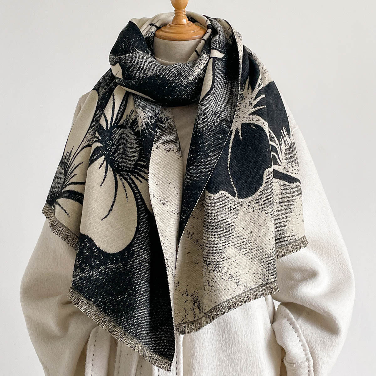 Damski szal z imitacji kaszmir – Cashmere Pashmina Wrap recenzja i cena