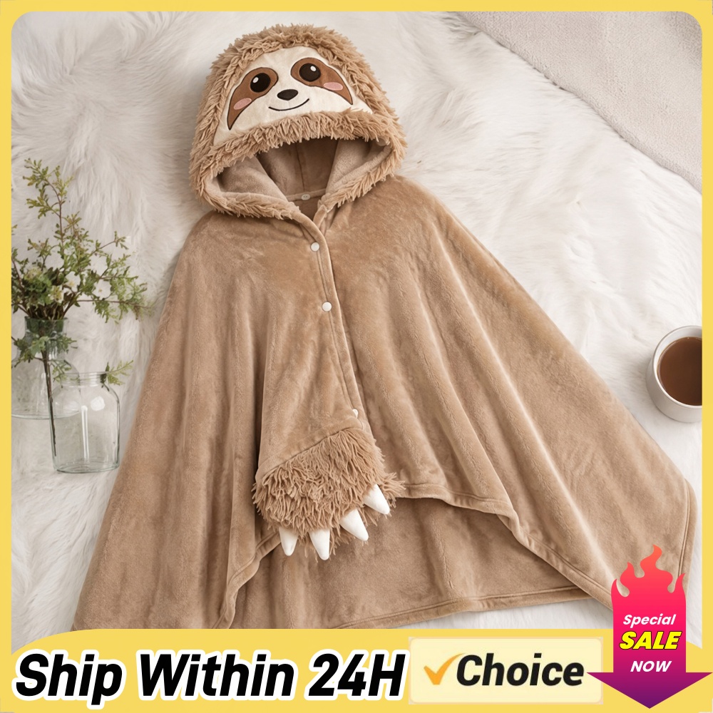 Koc z kapturem na Halloween, d – Shawl Wrap Winter recenzja i cena
